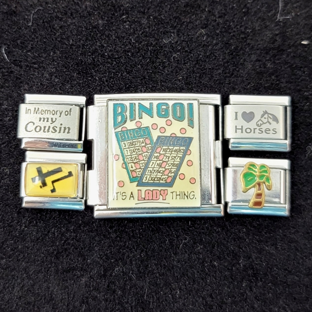 BINGO ! It's a Lady Thing XL Italian Charm Bracelet Link